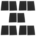 10 Tablets Furniture Pads Self Adhesive Non Thickened Rubber Feeeef