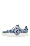 Desigual Shoes 4 Woman Denim Baskets Basses pour Femme, Bleu, 41 EU