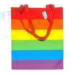 Väska Kasse Regnbåge Canvas Pride HBTQ+ multifärg one size