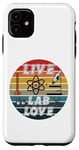 Coque pour iPhone 11 Live Lab Love Funny Science Chimie Biologie