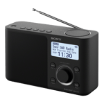 Sony XDR-S61D Portable DAB/DAB+ Radio, Black