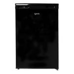 Freestanding Under Counter Fridge, 109 Litre, 55 cm Wide, Black, Igenix IG155B