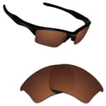 Hawkry Polarized Replacement Lenses for-Oakley Half Jacket 2.0 XL Bronze Brown