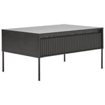 SOFFBORD i metall, trämaterial 100/70/50 cm 