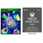 Just Dance 2022 (Xbox One/Series X) & Xbox Game Pass Ultimate | 1 Month Membership | Xbox / Win 10 PC - Download Code