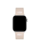 Lacoste Bracelet Unisex pour Apple Watch en Cuir Rose avec Rayures Estampées