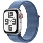 Apple Watch SE 2023 GPS + Cellular 40mm Silver Alu. Case / Winter Blue Sport Loop