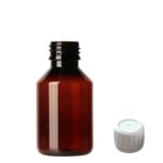 Pharma Veral PET Flaska med Kork 100 ml - 10 st