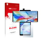 upscreen Screen Protector Film compatible with LG Wing (Back display) - 9H Glass Protection, Extreme Scratch Resistant