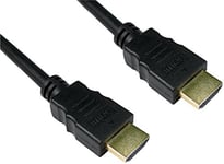 Pro Signal High Speed 4K UHD HDMI Lead with Ethernet, Male to Male, Gold Plated Contacts, 3m Black