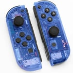 Left Right Housing For Nintendo Switch Joy-con Shell Set Clear Transparent Blue
