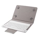 Housse de protection en cuir PU, Texture classique, multifonctionnel, pratique, clavier sans fil Bluetooth pour tablette 9 10 pouces - 21JP0925A06958