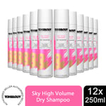 Toni&Guy Sky High Volume Dry Shampoo, 3pk or 6pk or 12pk of 250ml