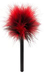 RED FEATHER TICKLER - RED BLACK Sexy Fun uk