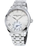 Frederique Constant Frédérique Horological Smartwatch Mens Silver Watch FC-285S5B6B Stainless Steel (archived) - One Size