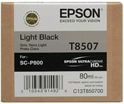 Original Epson T8507 LIGHT BLACK Ink Cartridge For Epson SC-P800