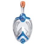 Seacsub Unica Snorkeling Mask Durchsichtig,Blå L-XL