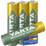 Varta Batteri VARTA Laddningsbara Alkaliska AAA 800 mAh 4-Pack Recycle Laddningsbart batteri 4-p 56813101404
