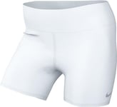 NIKE FB2876-100 W NK DF CLB HR 4" Short Pants Femme White/White Taille S