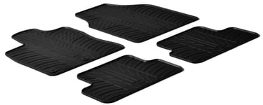 Gummimattor lampliga for Nissan Qashqai 20072013 TDesign 4delad