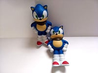 YUNJING Sonic Toy 2pcs/lot 130mm Anime Game Movie Sonic The Hedgehog Relieve Stress Figurine Toys
