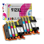 Pack compatible avec HP 912XL 8 cartouches