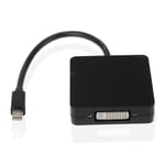 3 in 1 Mini Display Port DP Thunderbolt to DVI+VGA+HDMI Adapter for MacBook Pro