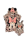 Minnie Mouse Swimsuit And Poncho Set