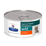 Hill's Prescription Diet w/d Våtfôr til katt 24x156 g