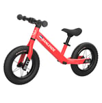 TYSYA Children's Balance Bike 12 Inches Aluminum Frame 3-6 Years Old Kids Gliding Bicycle No Foot Pedal Shock-Absorbing Tires,Red