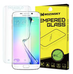 Wozinsky härdat glas 3D Skärmskydd Full täckning med ram för Samsung Galaxy S6 Edge - Genomskinlig
