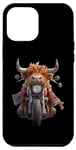 Coque pour iPhone 14 Pro Max Highland Breeze Cool Bull Moto Vintage
