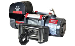 Warrior Winches Samurai V2 9500 Premium Vinsch - Short Drum, 12V Stålvajer