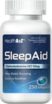 HealthA2Z Sleep Aid, Diphenhydramine HCl 50mg for Deeper sleep, 250 Softgel Ct