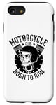 Coque pour iPhone SE (2020) / 7 / 8 Moto Club Born To Run Vintage Biker Rider