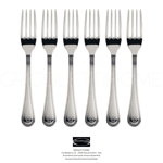 Versace Rosenthal - Greca Cutlery - Set 6 Forks Table Stainless Steel