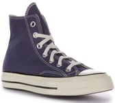 Converse A04589C Chuck 70 Canvas Lace Up Trainer In Navy Mens UK 6 - 12