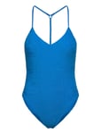 Nike Retro Flow Terry Piece Sport Swimsuits Blue NIKE SWIM
