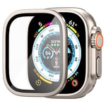 Apple Watch Ultra 1/2 (49mm) Spigen Slim Pro GLAS.tR Skärmskydd - Titanium