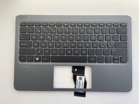 HP Stream 11 Pro G4 EE Keyboard L02776-DH1 Palmrest TOP COVER NORDIC