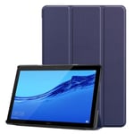 Tri-fold Etui for Huawei MediaPad T5 10 - Mørkeblå
