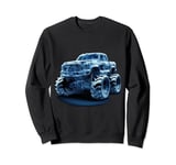 Monster Truck Design Monster Truck Car Gifts Boy Sweatshirt
