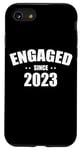 Coque pour iPhone SE (2020) / 7 / 8 Engagé depuis 2023 Preuve d'amour Déclaration Relation