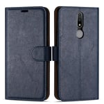 Case Collection Premium Leather Folio Cover for Nokia 2.4 Case (6.5") Magnetic Closure Full Protection Book Design Wallet Flip with [Card Slots] and [Kickstand] for Nokia 2.4 Phone Case