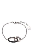 Bud To Rose Harper Bracelet Black/Silver Silver