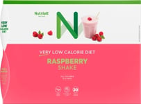 Nutrilett 20x35g VLCD Raspberry Shake painonhallintaan tarkoitettu ruokavalionkorvike