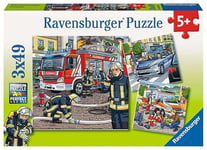 Ravensburger - 09335 9 - Puzzle - Aides d'urgence - 3X 49 Pièces