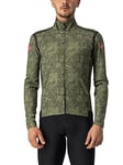 CASTELLI Perfetto RoS Long Sleeve T-Shirt Homme, Military Green/Light Military-Black, M