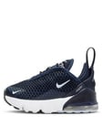 Nike Infants Air Max 270 Trainers - Navy, Navy, Size 5.5 Younger