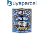 Hammerite 5084894 Direct to Rust Smooth Finish Metal Paint Silver 250ml HMMSFSI2